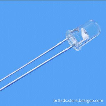 5mm super amber LED components, round type, with water clear lens, 1000mcd, 40&deg viewing angle